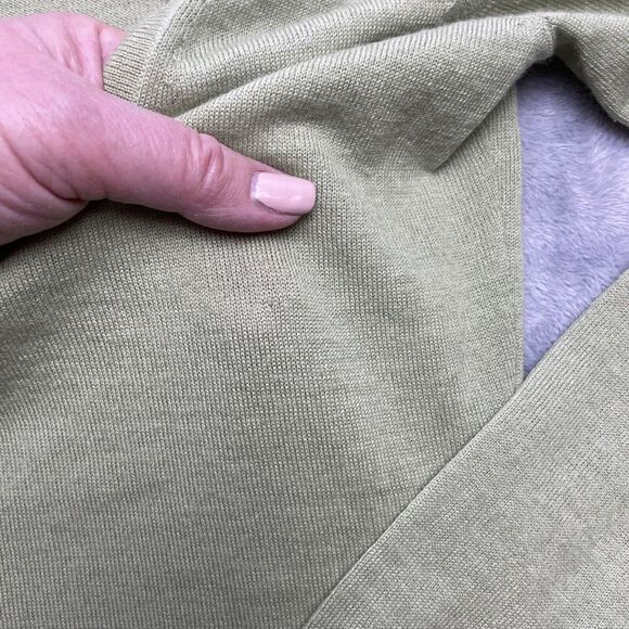 The Limited Merino Wool Blend Sweater Womens S Sage Green V Neck Lightweight - Picture 9 of 9